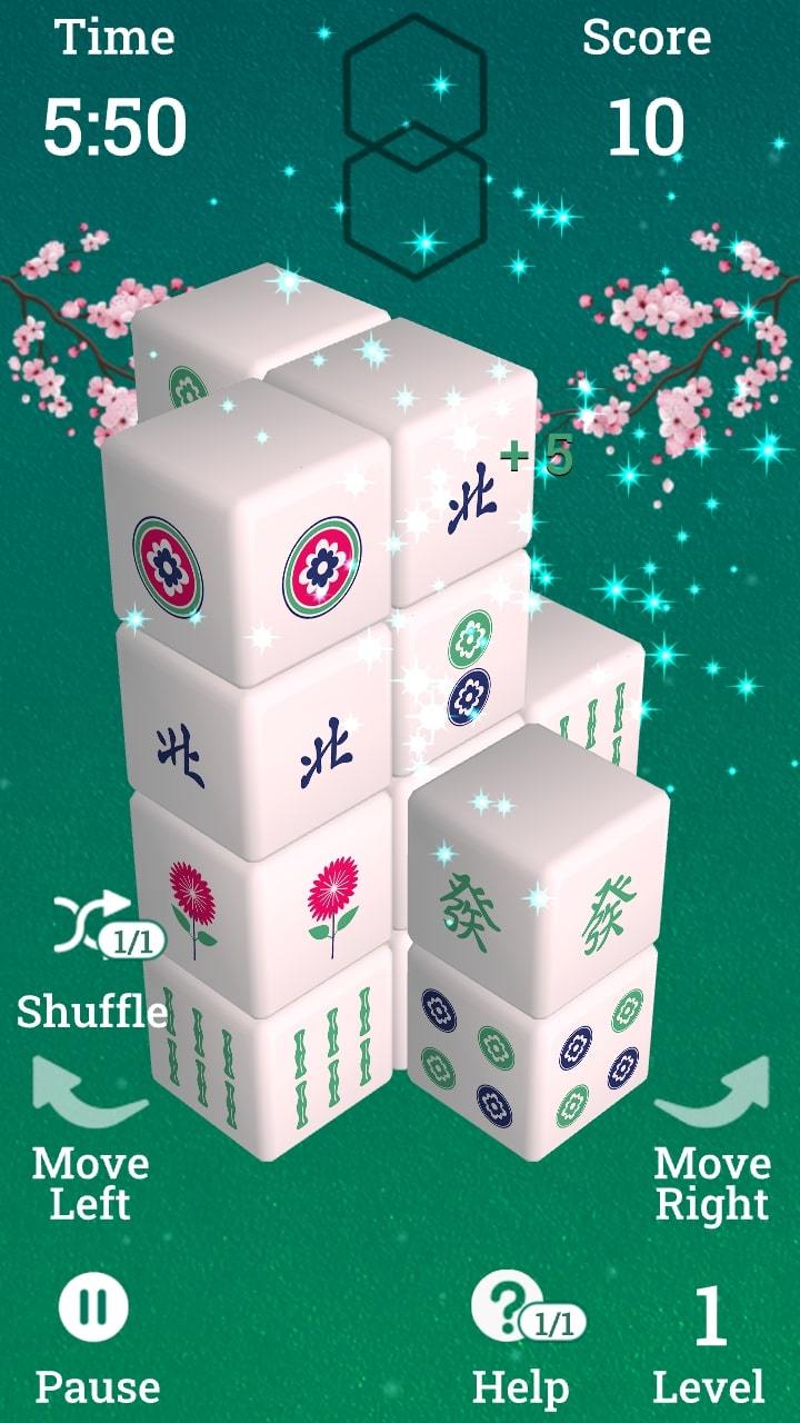 Mahjong 3Dのキャプチャ