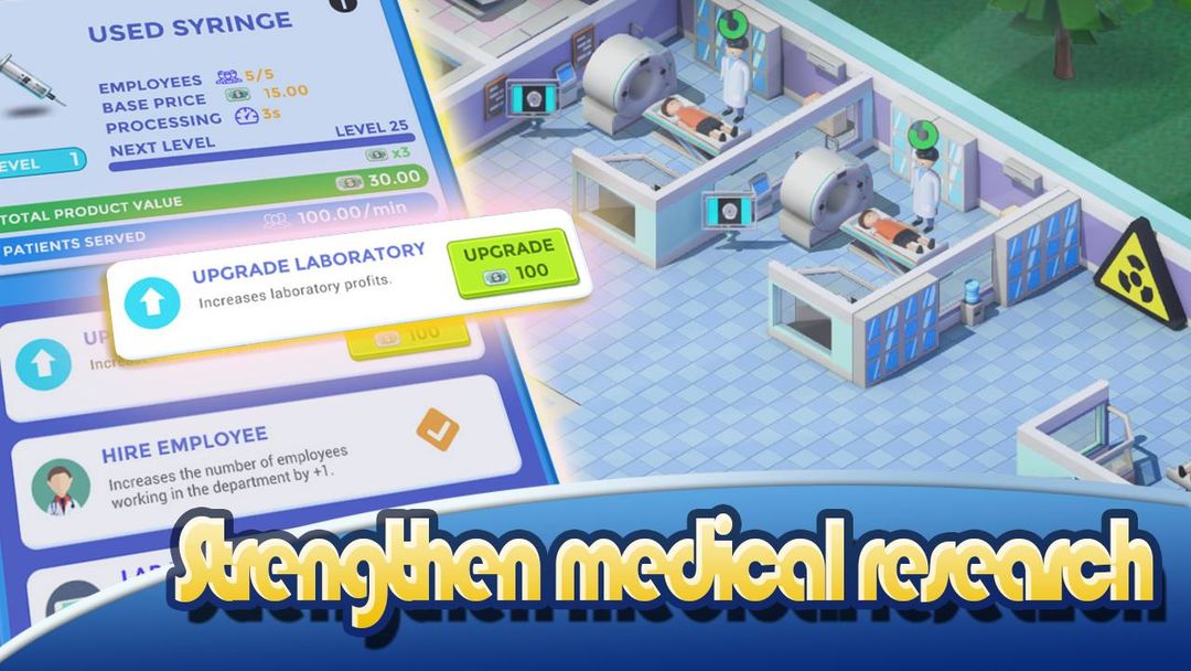 Idle Hospital Tycoon screenshot game