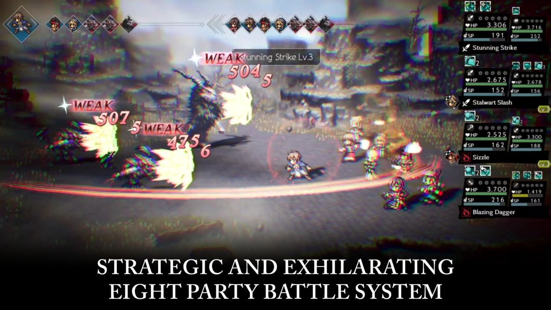 OCTOPATH TRAVELER: CotC ภาพหน้าจอเกม