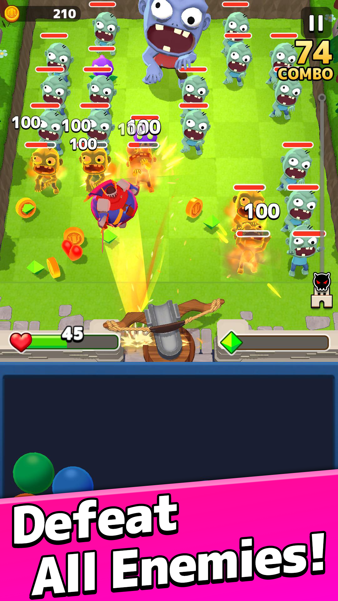 Merge Shooter Game Screenshot