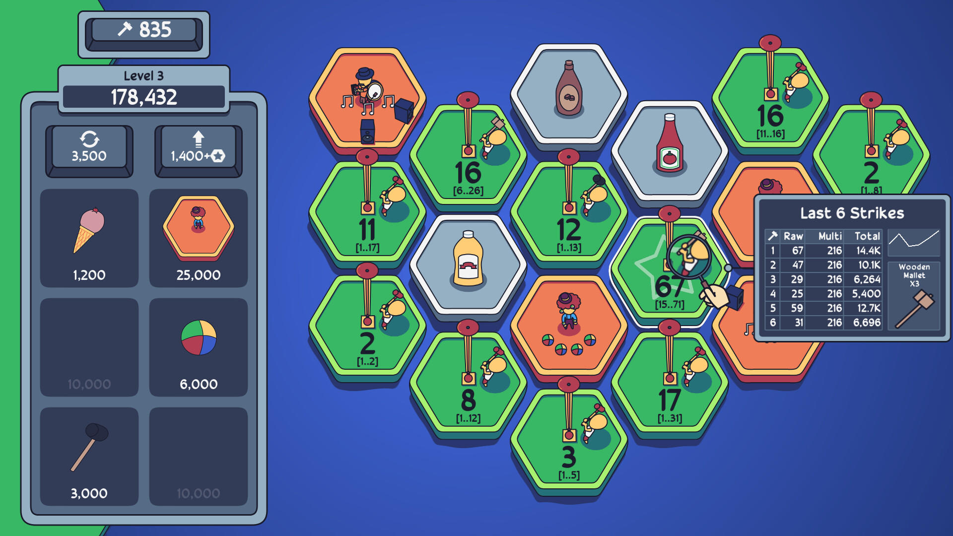 Screenshot of Hex Strikers