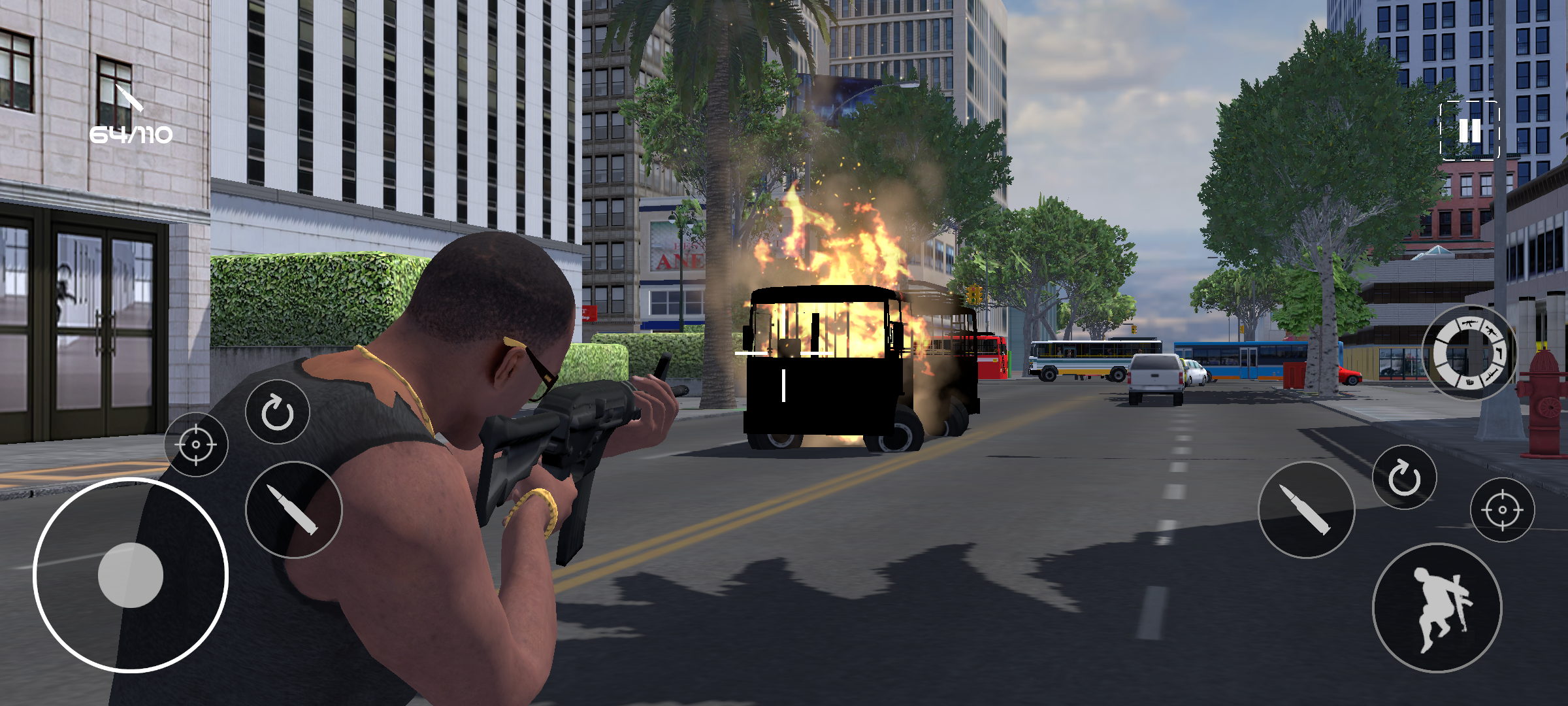 Captura de Tela do Jogo Indian Desi City Bus and Truck