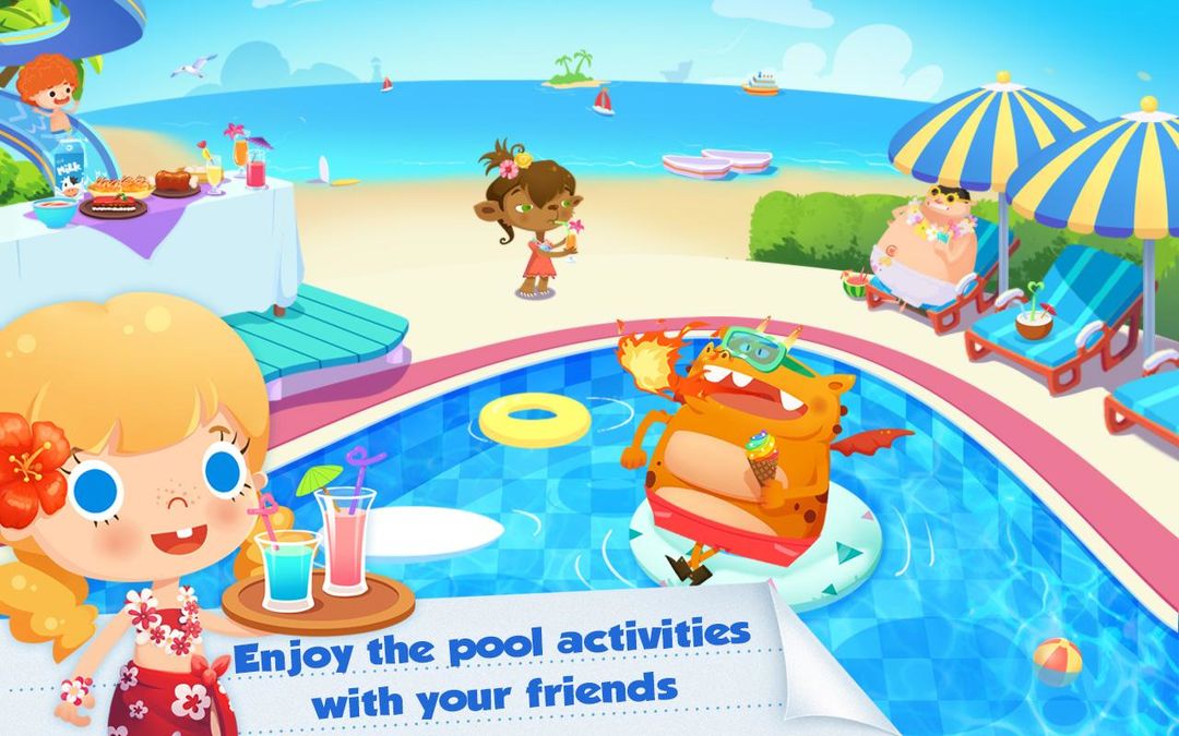 Candy's Vacation - Beach Hotel 게임 스크린 샷