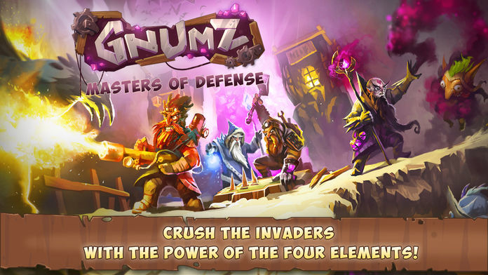 Screenshot of Gnumz: Masters of Defense HD TD