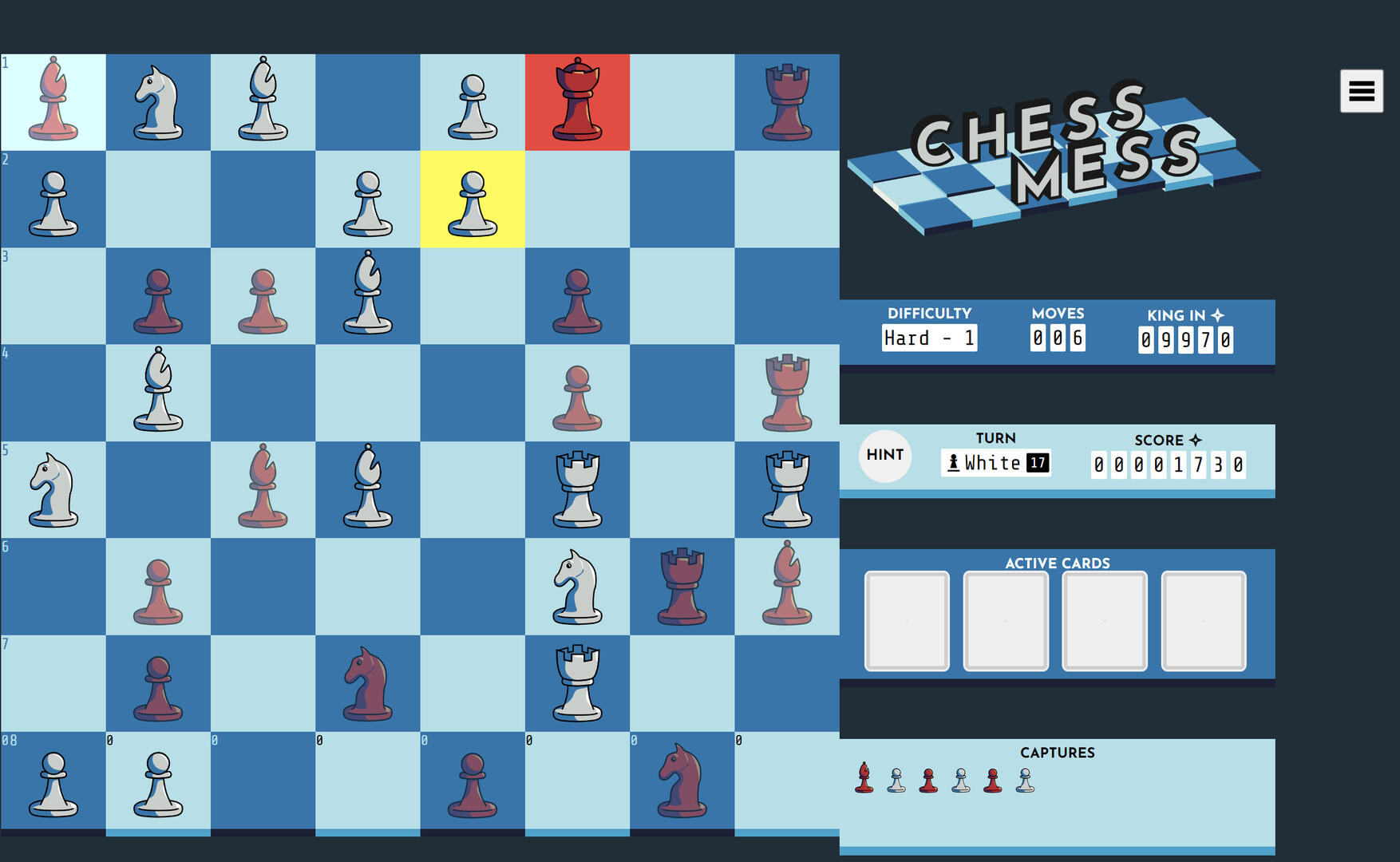 Captura de Tela do Jogo Chess Mess