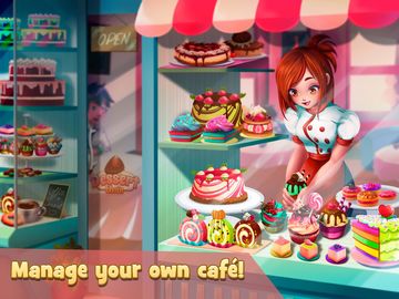 Dessert Chain: Café Waitress & Game Screenshot