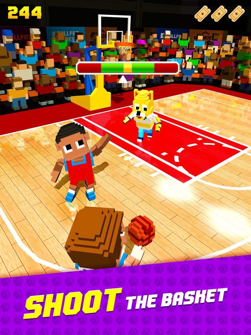 Blocky Basketball FreeStyle遊戲截圖