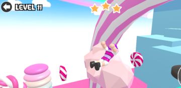 Obby Parkour Candy Island Game Screenshot