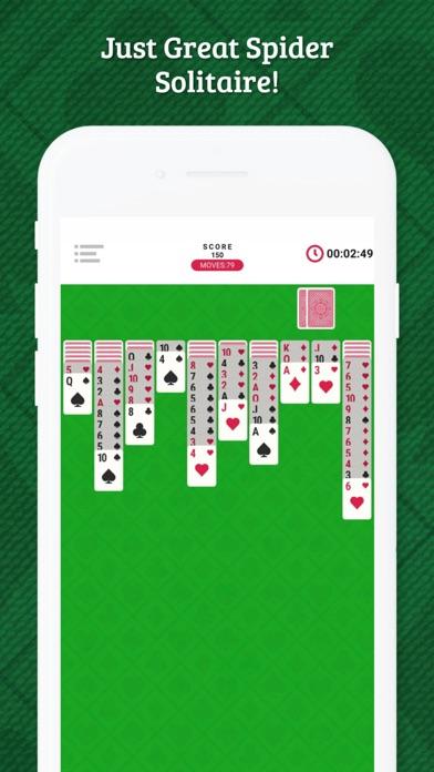 Spider Solitaire Infinite Game Screenshot