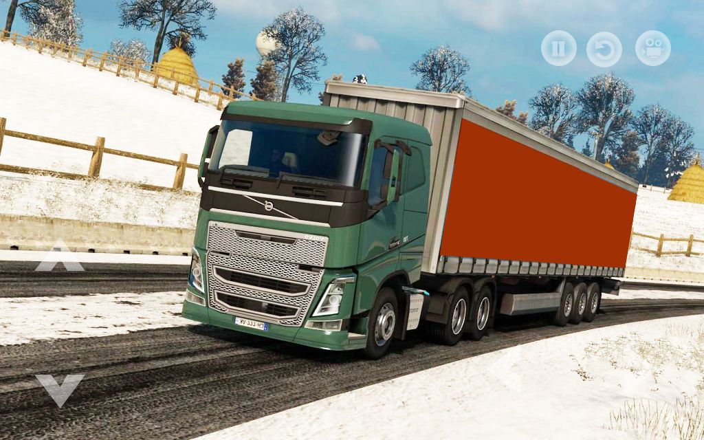 Euro Truck: Heavy Cargo Transport Delivery Game 3D ภาพหน้าจอเกม