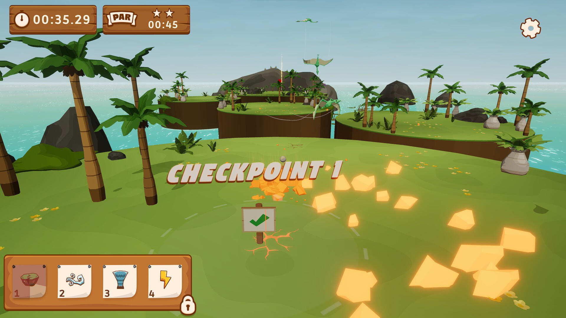 Screenshot of Disaster Golf