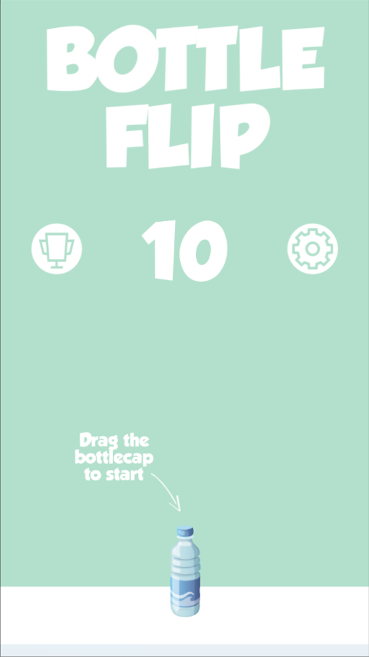 Bottle Flip Challenge Game Screenshot