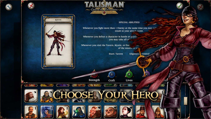 Screenshot of Talisman: DE