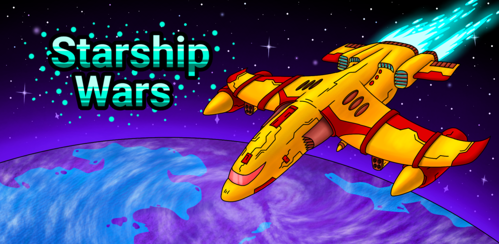 Screenshot of the video of Starship Wars