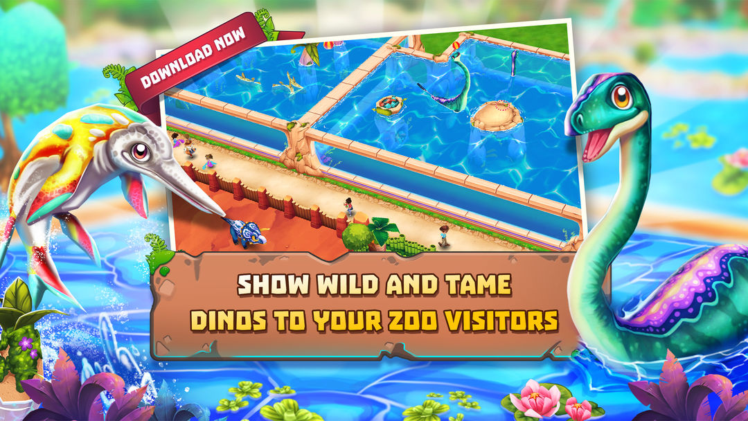 Dinosaur Park – Primeval Zoo 게임 스크린 샷