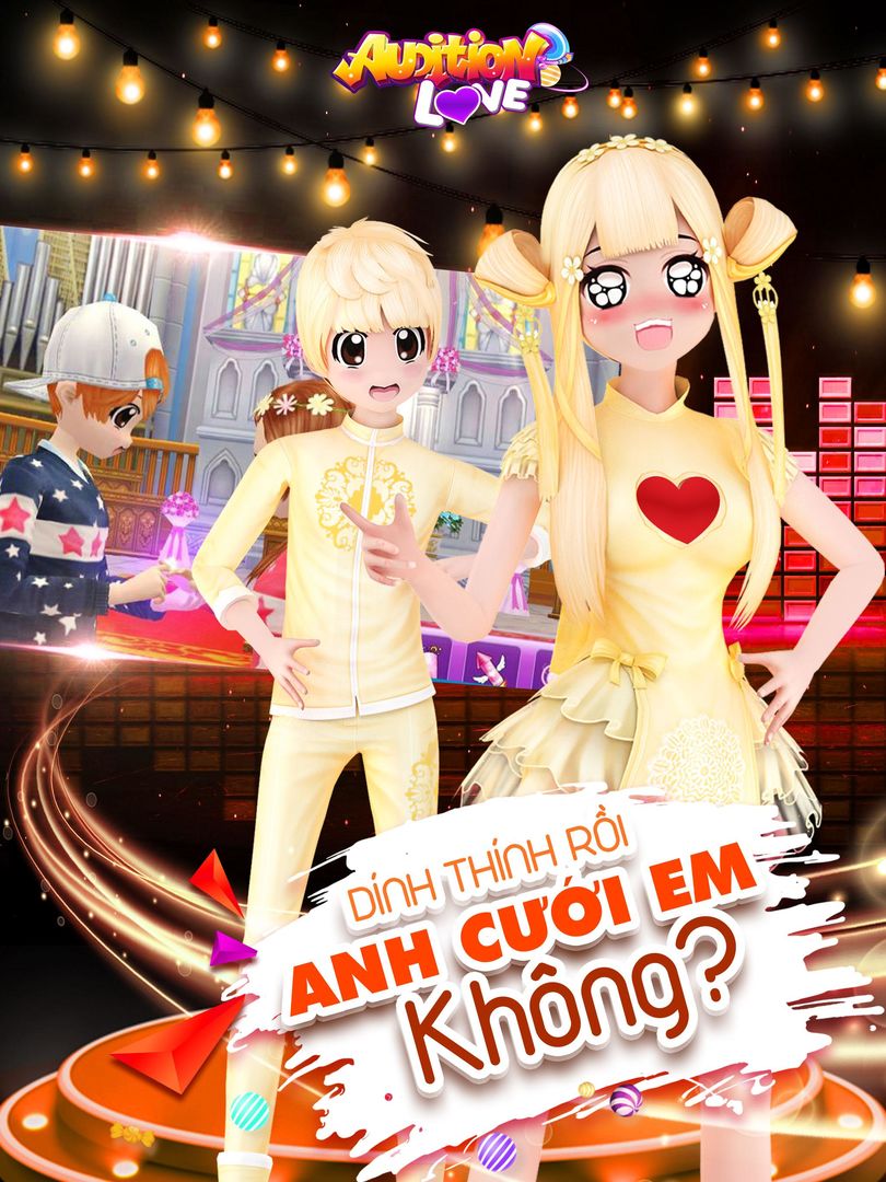 Screenshot of Au Love: Game nhảy thả thính