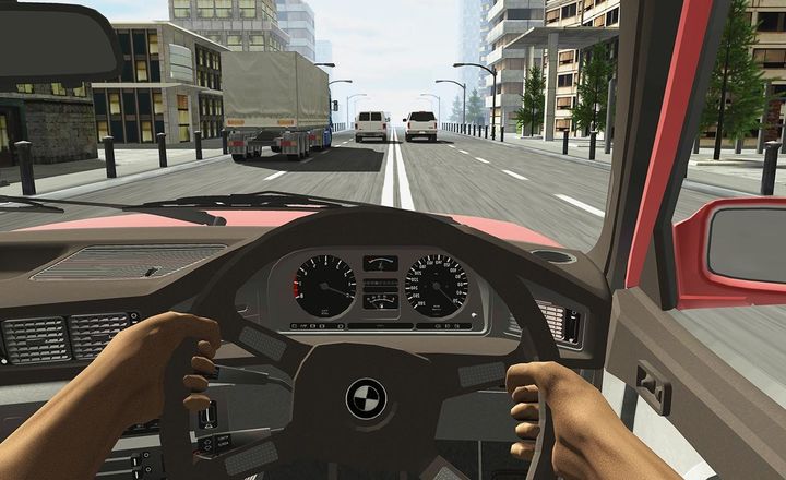 Screenshot 1 of Racing in Car City 1.0