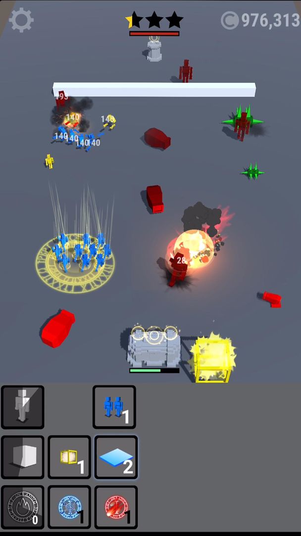 Screenshot of BTS craft - Boxer, Tower, Spell