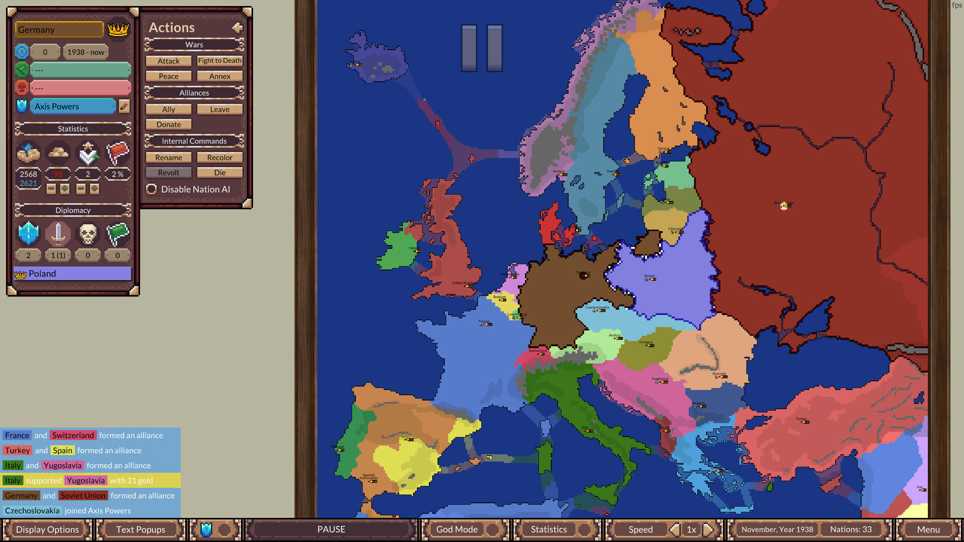 Ages of Conflict: World War Simulator ภาพหน้าจอเกม