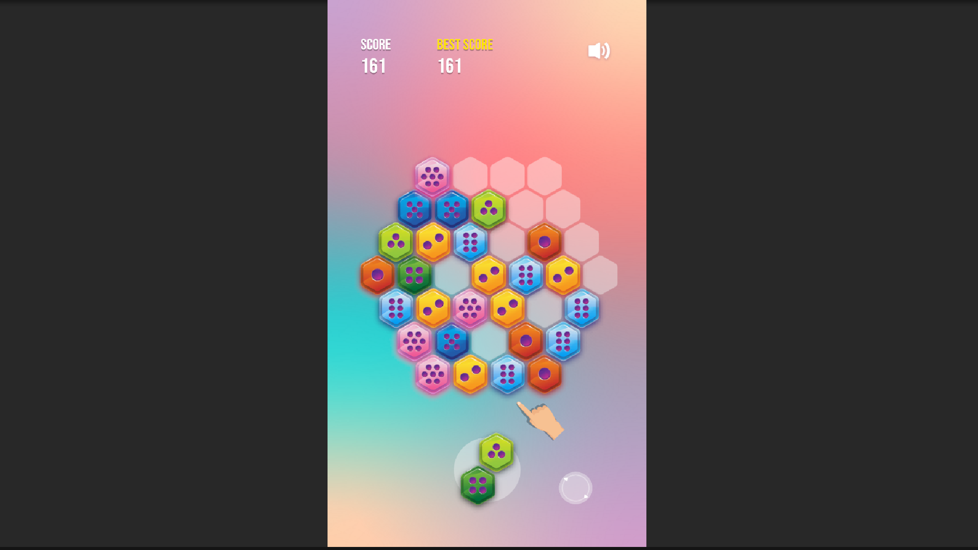 Cuplikan Layar Game Hexa Dice Master