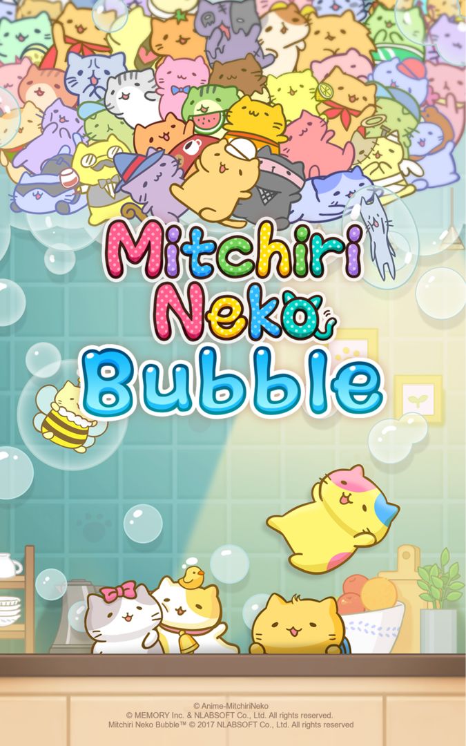MitchiriNeko Bubble: Shooter遊戲截圖