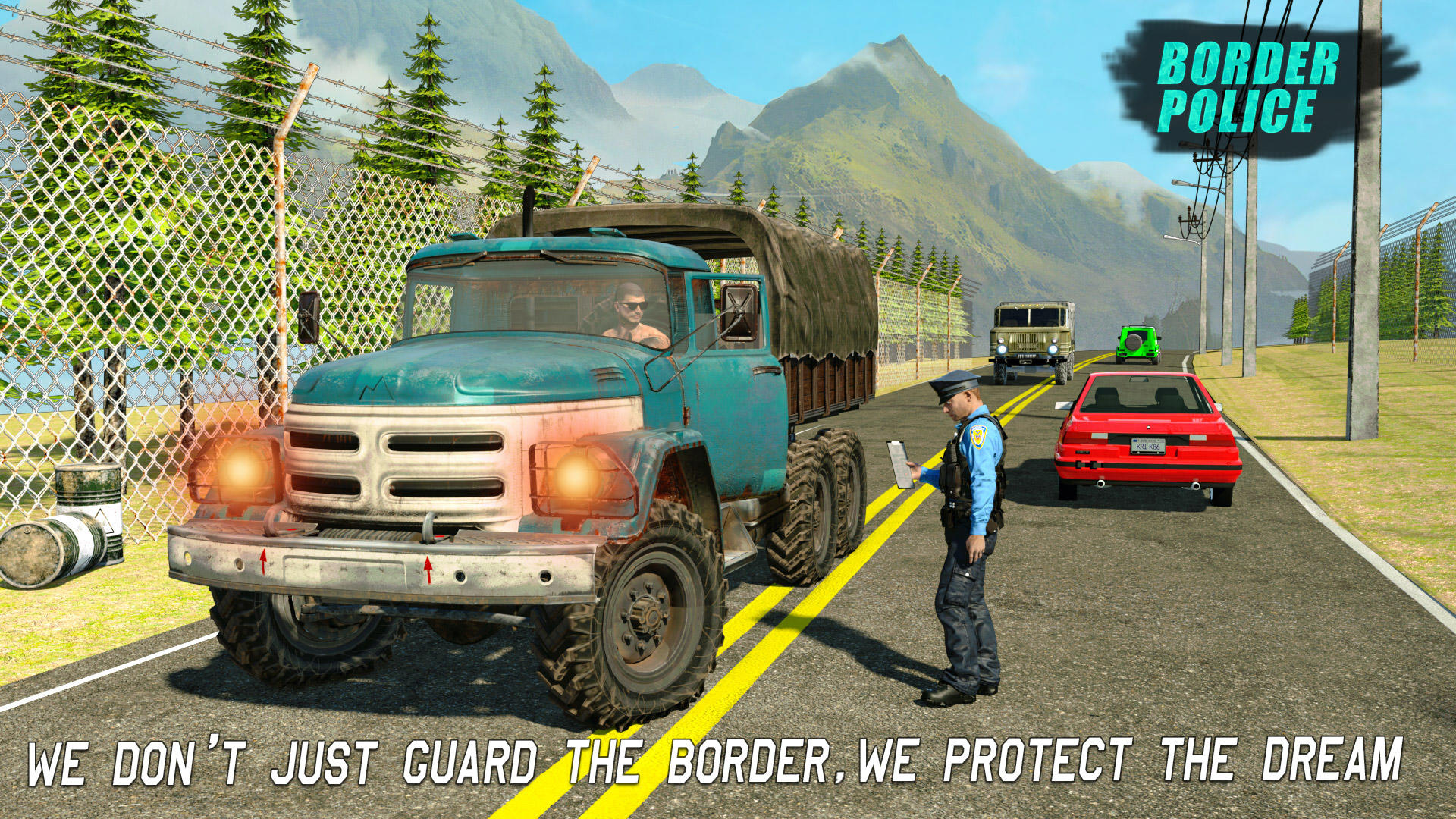 Border Patrol Police Cop Games ภาพหน้าจอเกม