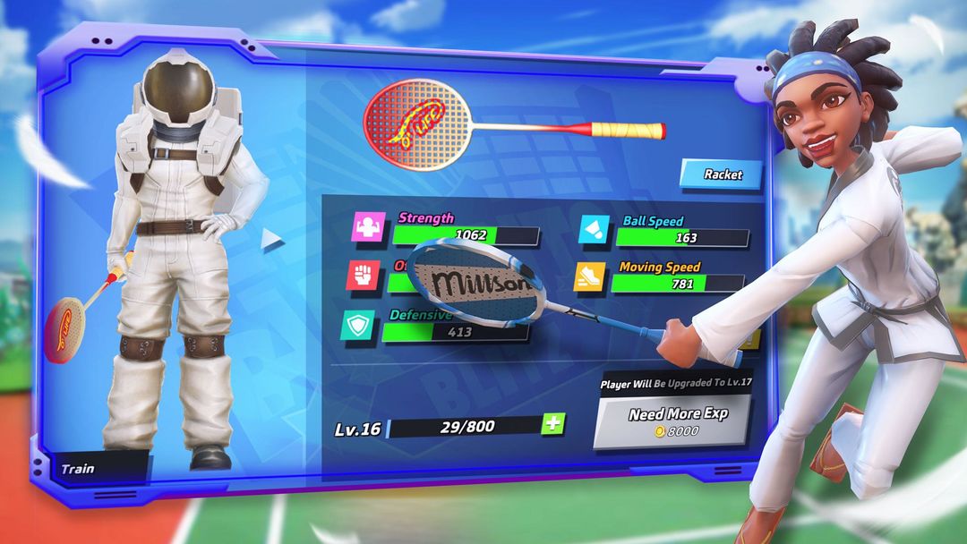 Badminton Blitz - Free 3D Multiplayer Sports Game screenshot game