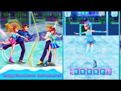 Screenshot dari video Ice Skating Ballerina: Winter 