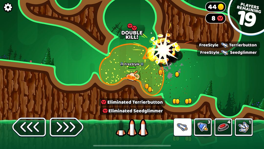 Screenshot of Rocket Bot Royale