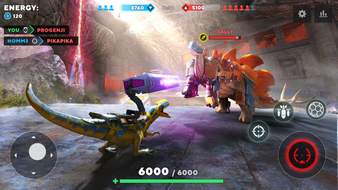 Screenshot of Dino Squad: Dinosaur Shooter