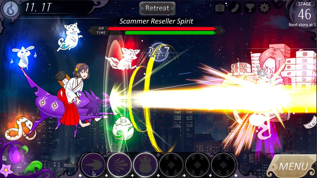 Screenshot of Spirit Saga: Eggplant Escapade