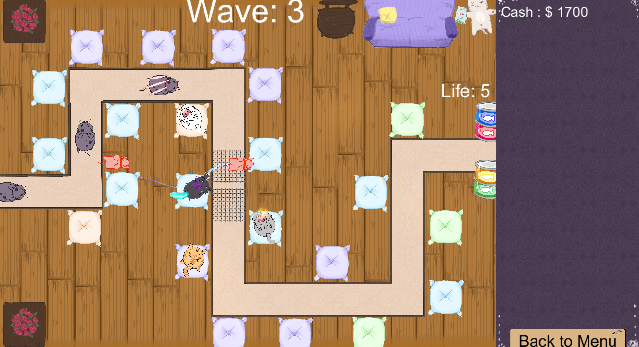 Captura de Tela do Jogo MouseKiller CAT