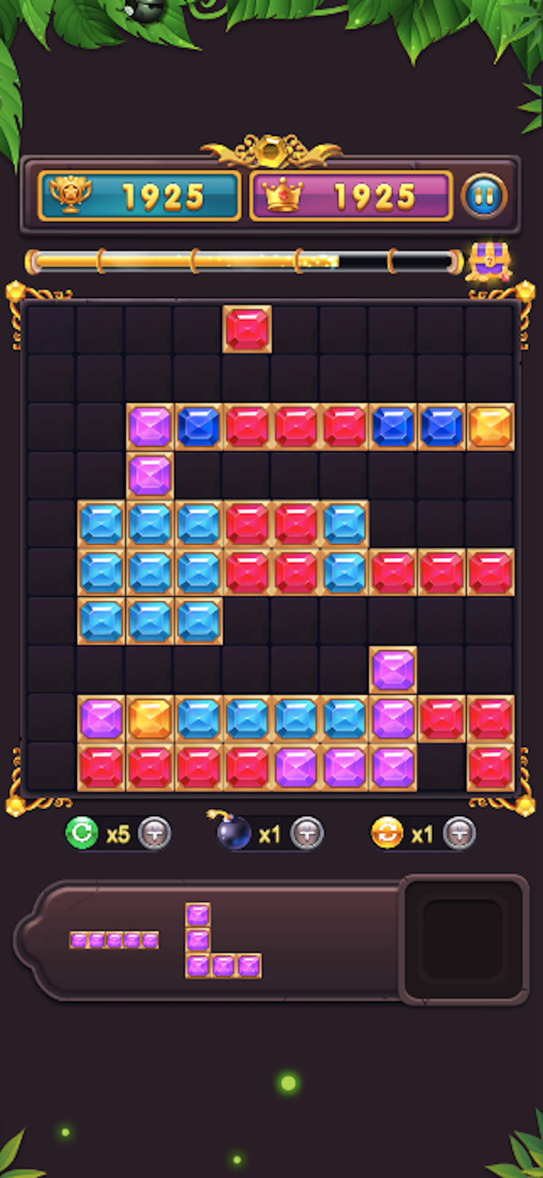 Скриншот игры Block Puzzle