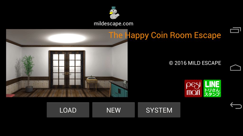 Screenshot of The Happy Coin Room Escape