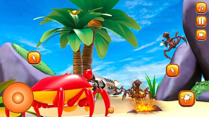 Crab Fight Gun Shooting Games Game Screenshot