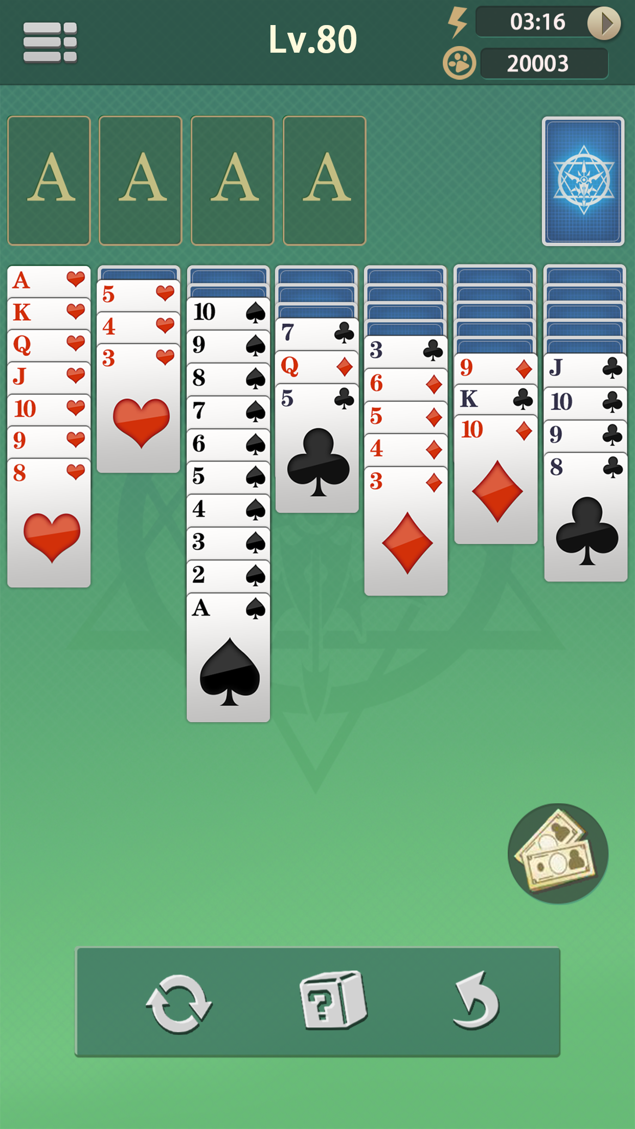 Screenshot of Solitaire Classic 2021