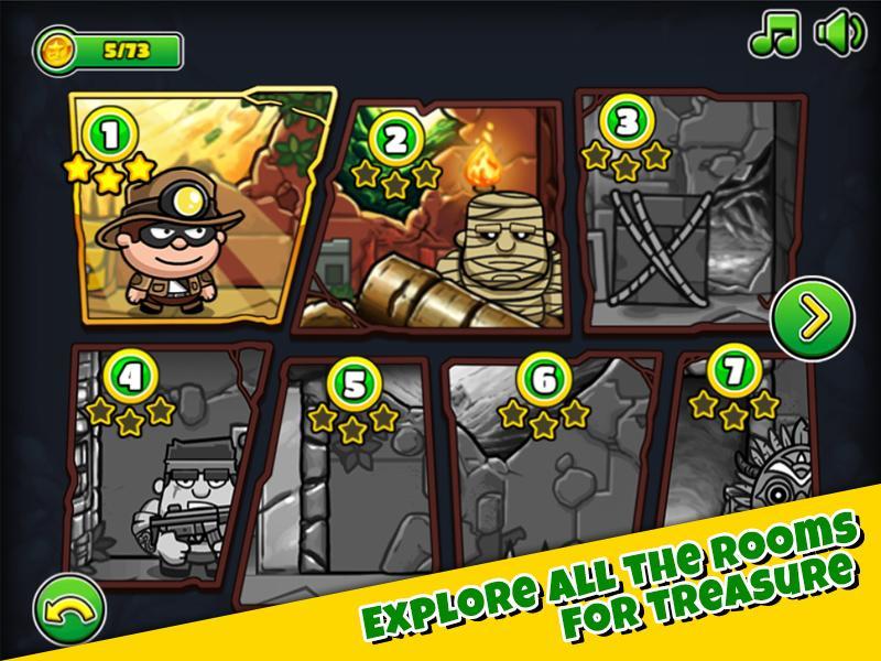 Screenshot of Bob The Robber 5: Temple Adventure