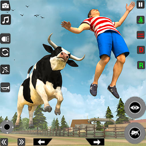 Cuplikan Layar Game Angry Bull Animals Game 3D