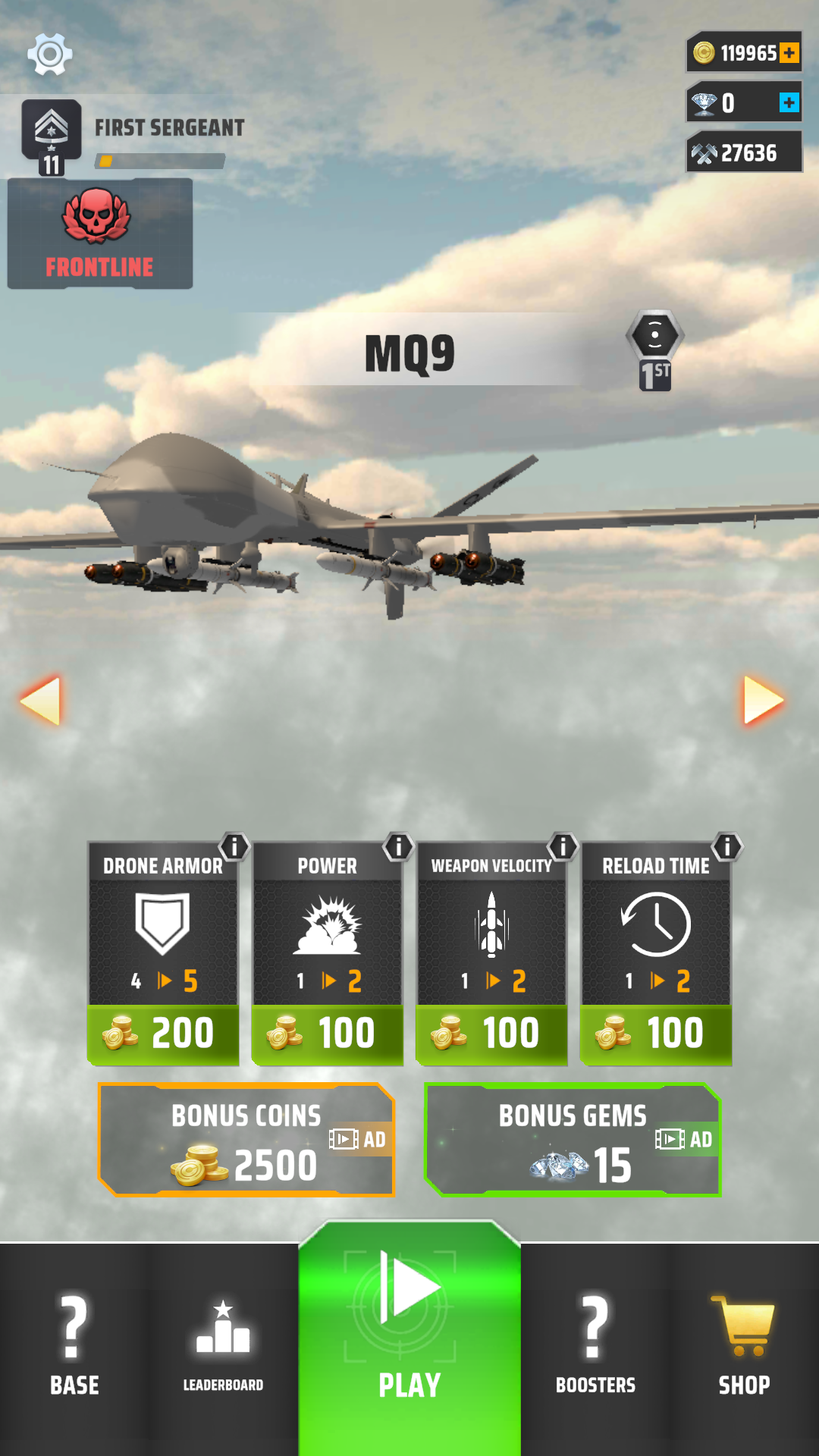 Скриншот игры Drone Strike Military War 3D