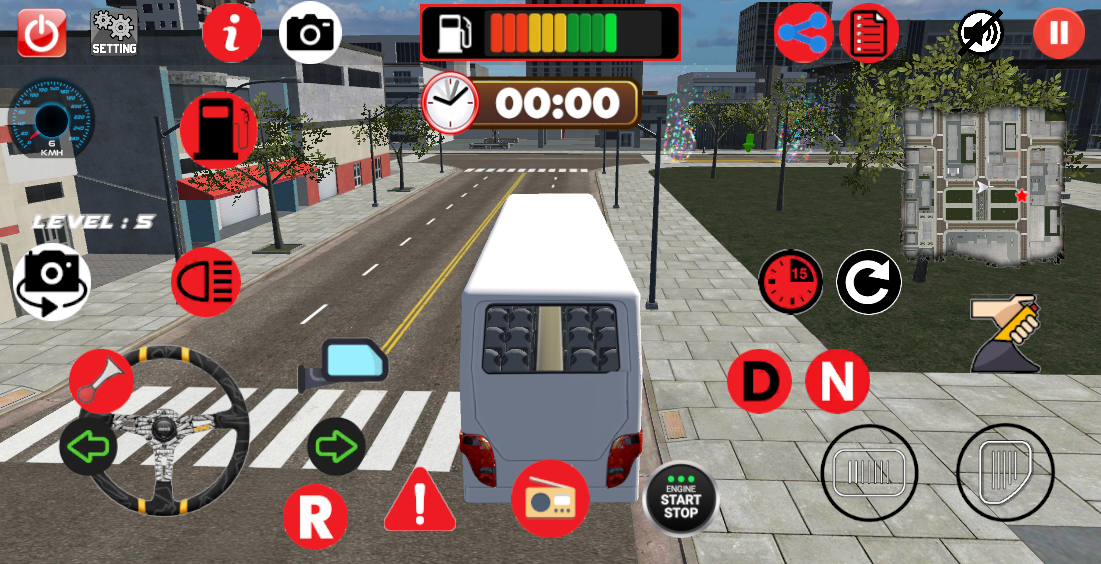 Carlos Bus Parking Simulation Game Screenshot