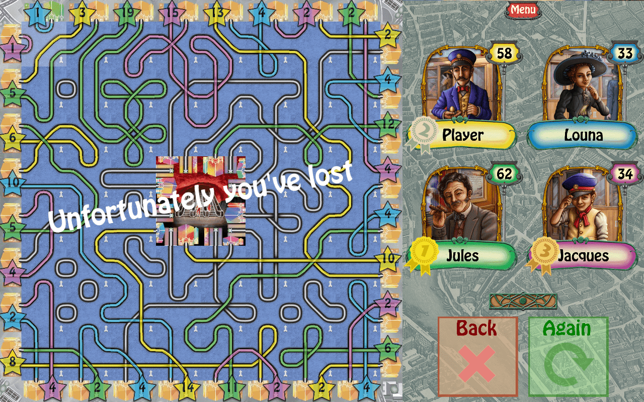 Metro - the board game Game Screenshot