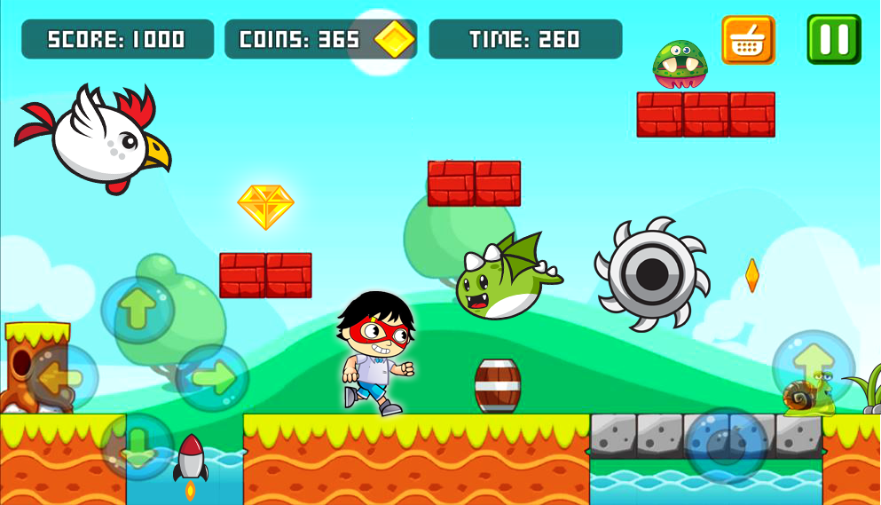 Screenshot of Ryan's World : 2D Runing Adventures