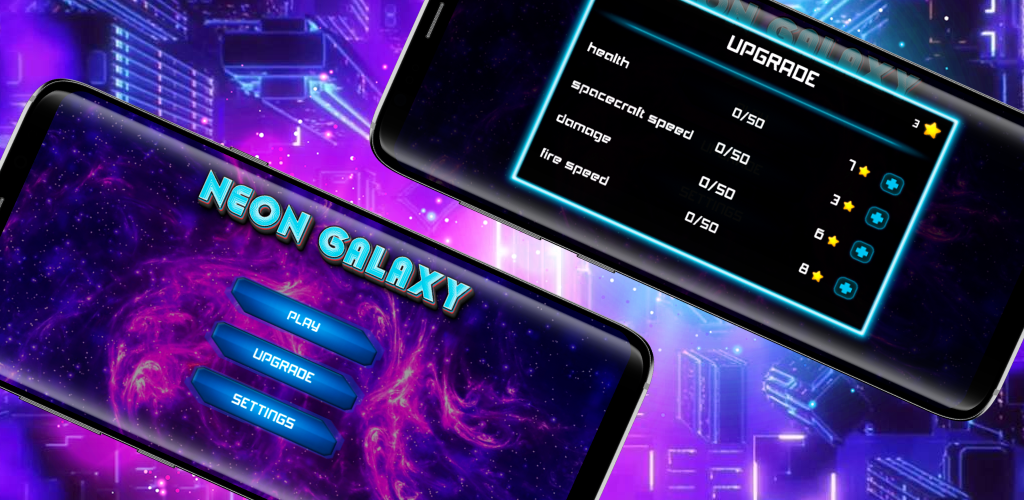 Screenshot of the video of Neon Galaxy