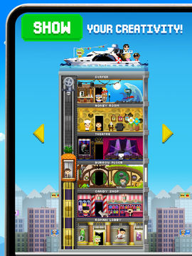 Tiny Tower: Tap Idle Evolution ภาพหน้าจอเกม