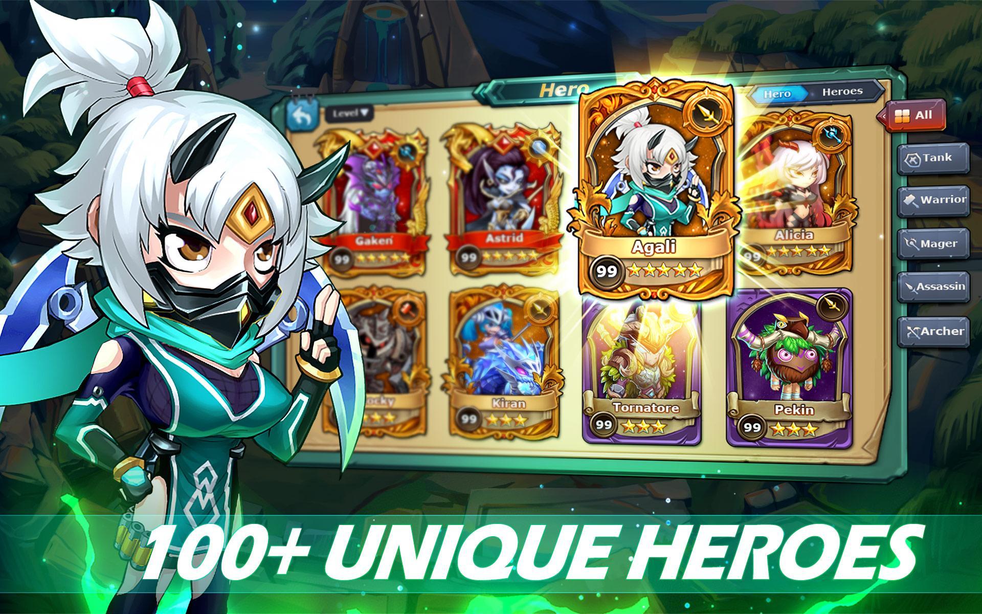 Runelords Arena: Turn-based Tactics Idle Hero RPG Game Screenshot