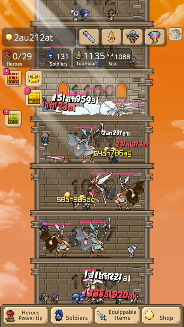 Screenshot of Tower of Hero