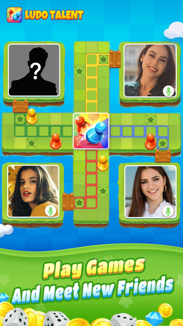 Ludo Talent - Game & Chatroom 게임 스크린 샷