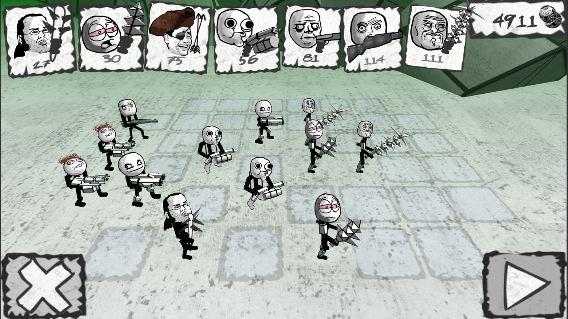 Screenshot 1 of Simulator Pertempuran Meme Zombie 