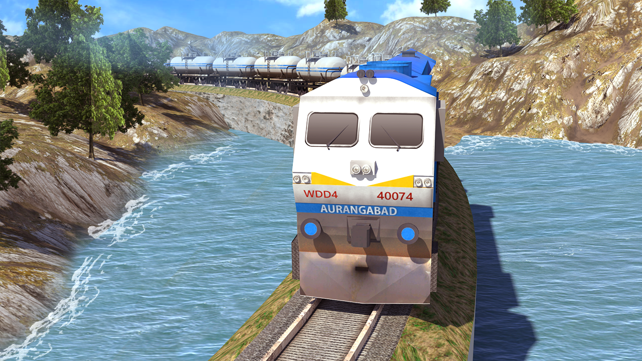 Indian Oil Tanker Train Sim Game Screenshot