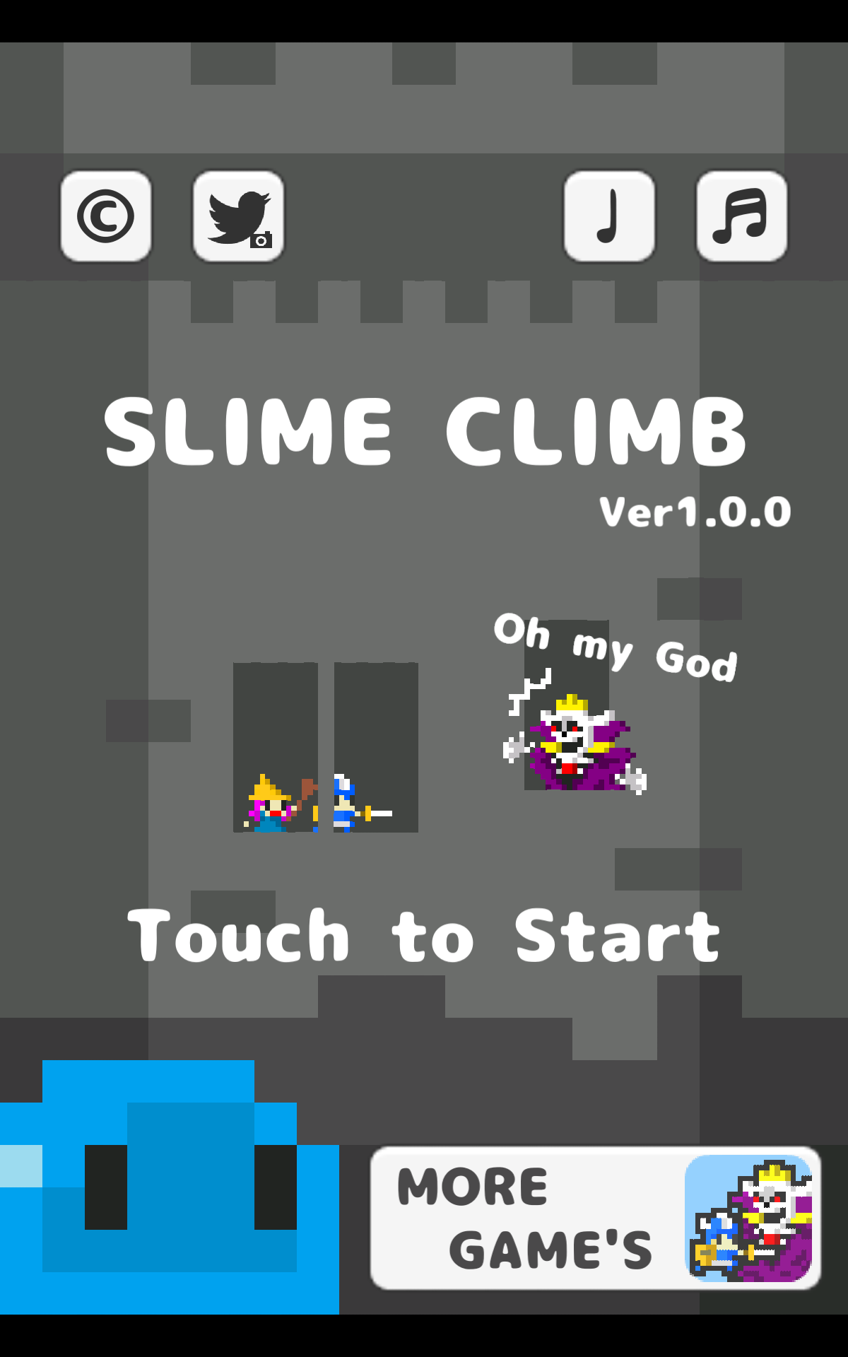 SlimeClimbing Game Screenshot